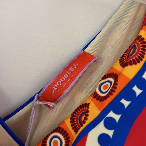 La DoubleJ Hazzard Swimsuit in Solar Placee XS $420 NWT Multicolor Print - Picture 7 of 16